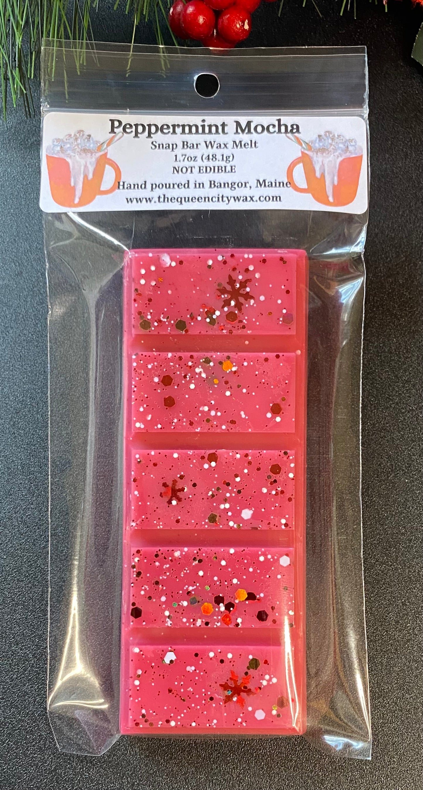 Peppermint Mocha scented wax melt | home fragrance