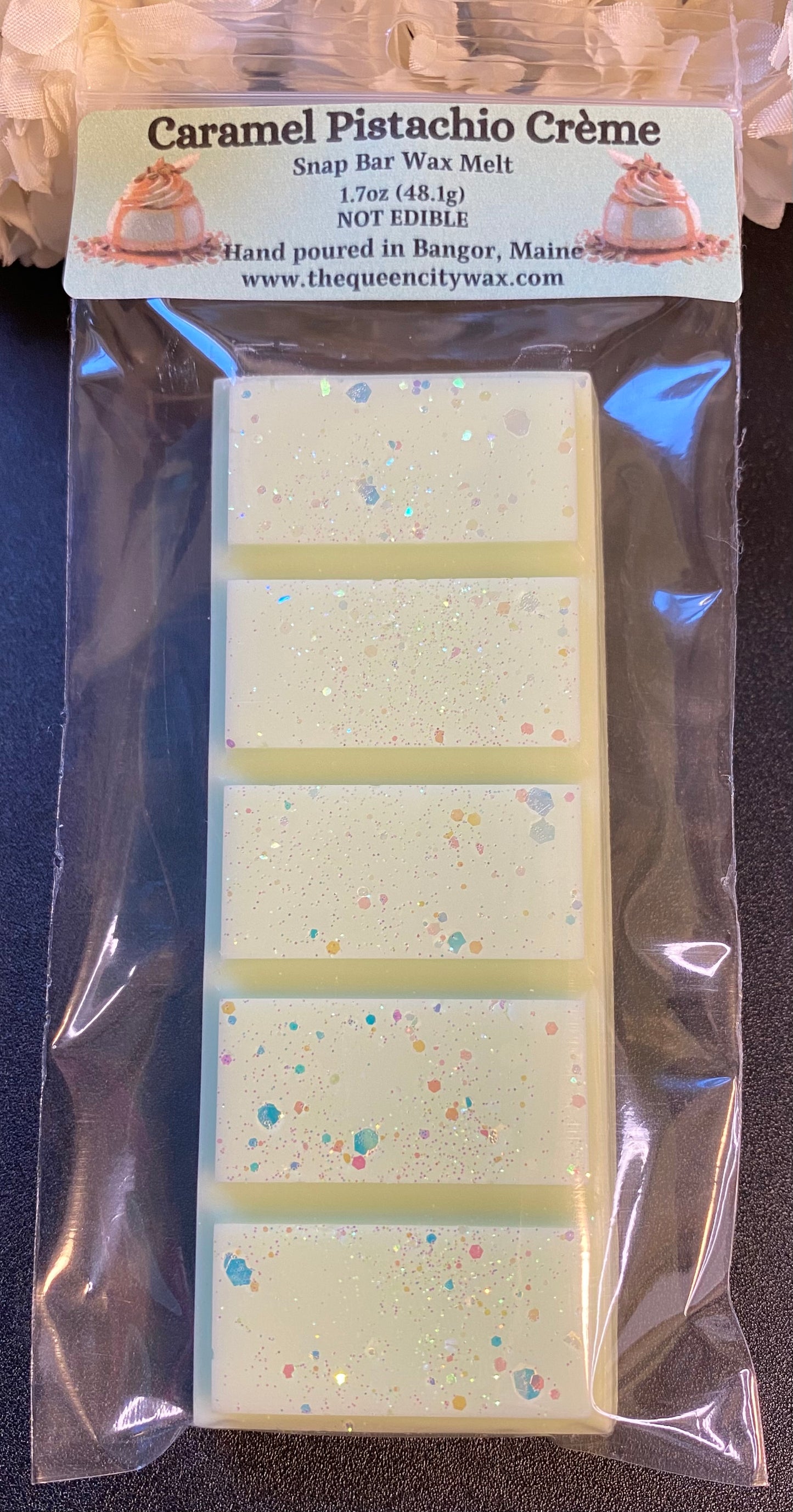 Caramel Pistachio Crème scented wax melt | home fragrance