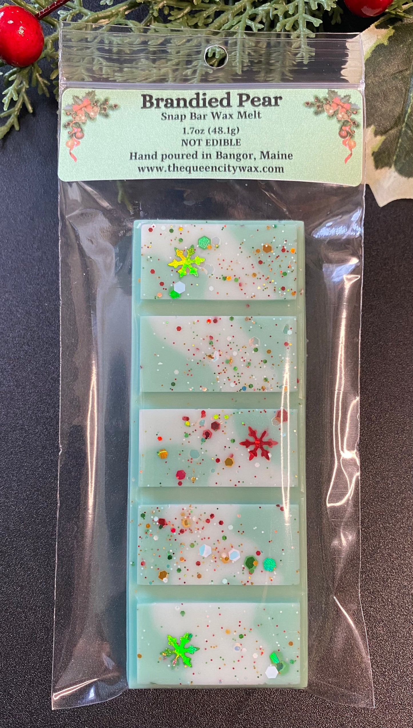 Brandied Pear scented wax melt | home fragrance