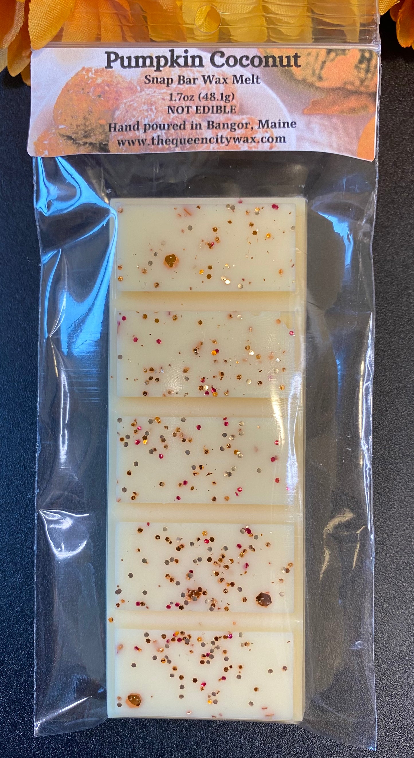 Pumpkin Coconut scented wax melt | home fragrance