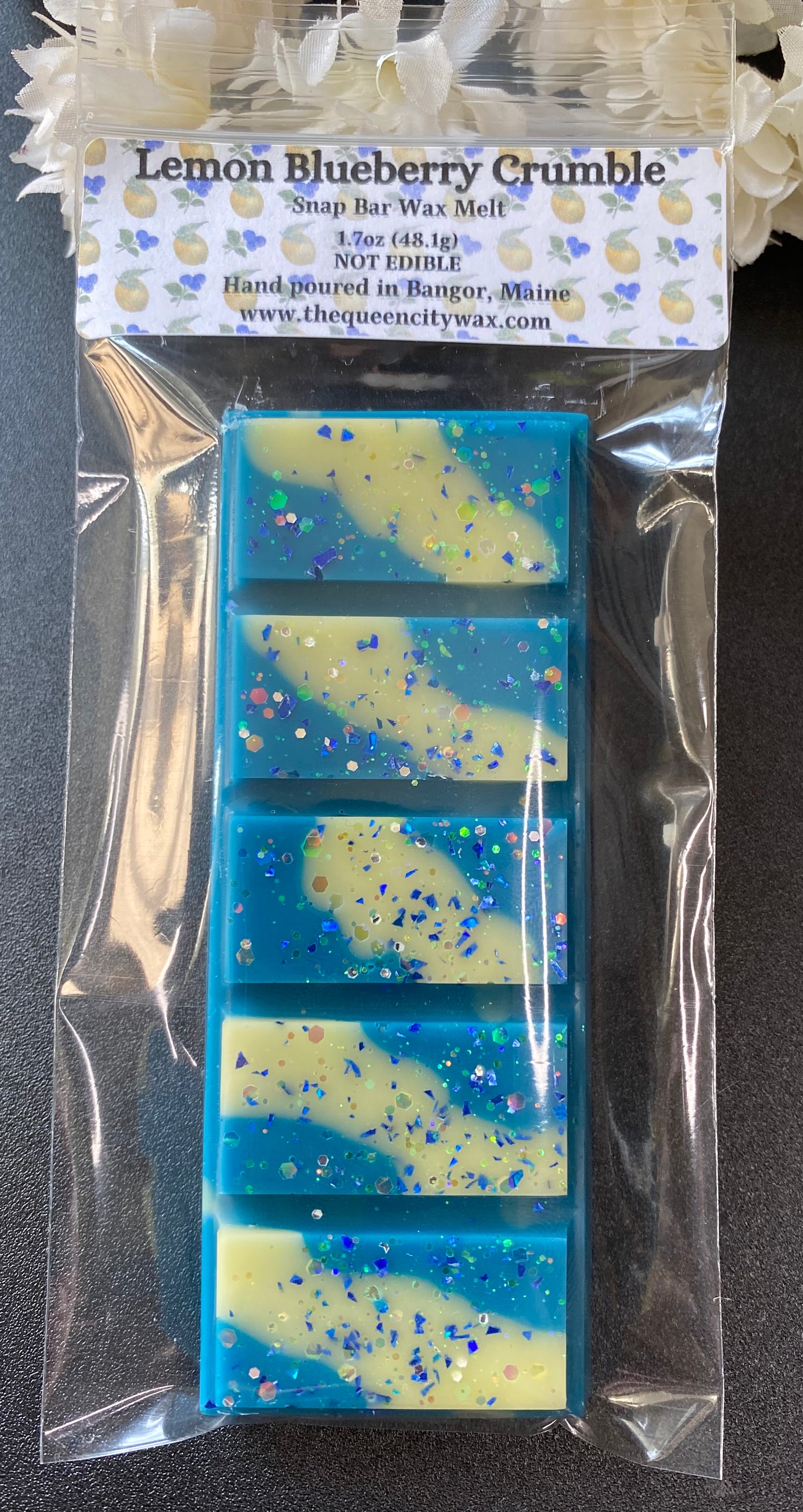 Lemon Blueberry Crumble scented wax melt | home fragrance