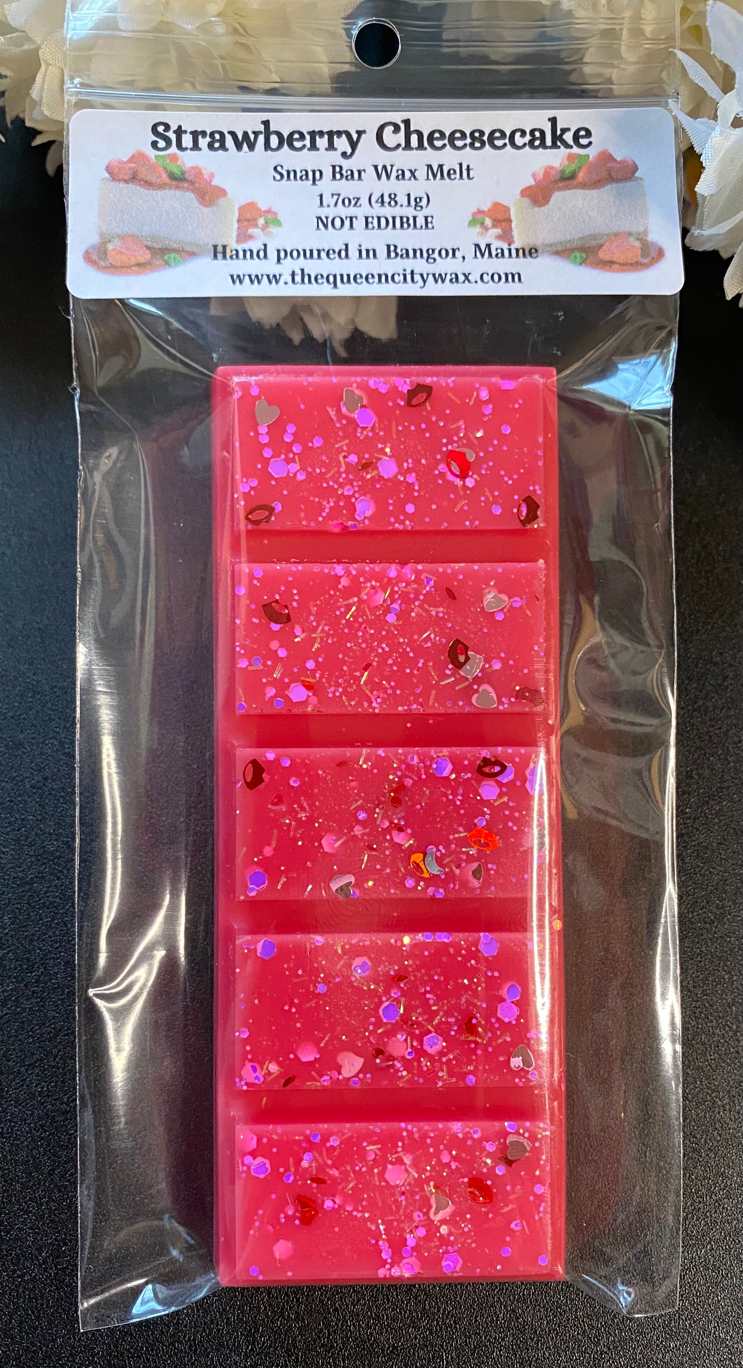 Strawberry Cheesecake scented wax melt | home fragrance