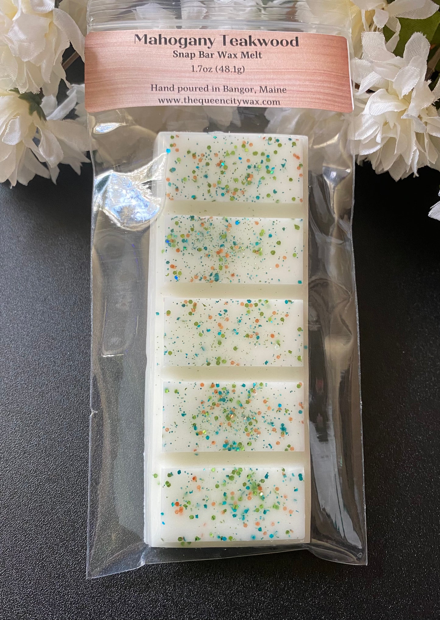 Mahogany Teakwood (type) scented wax melt | home fragrance