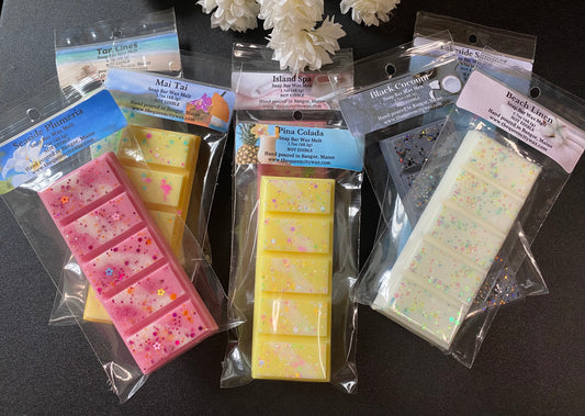 8 Summer scents snap bar wax melt bundle