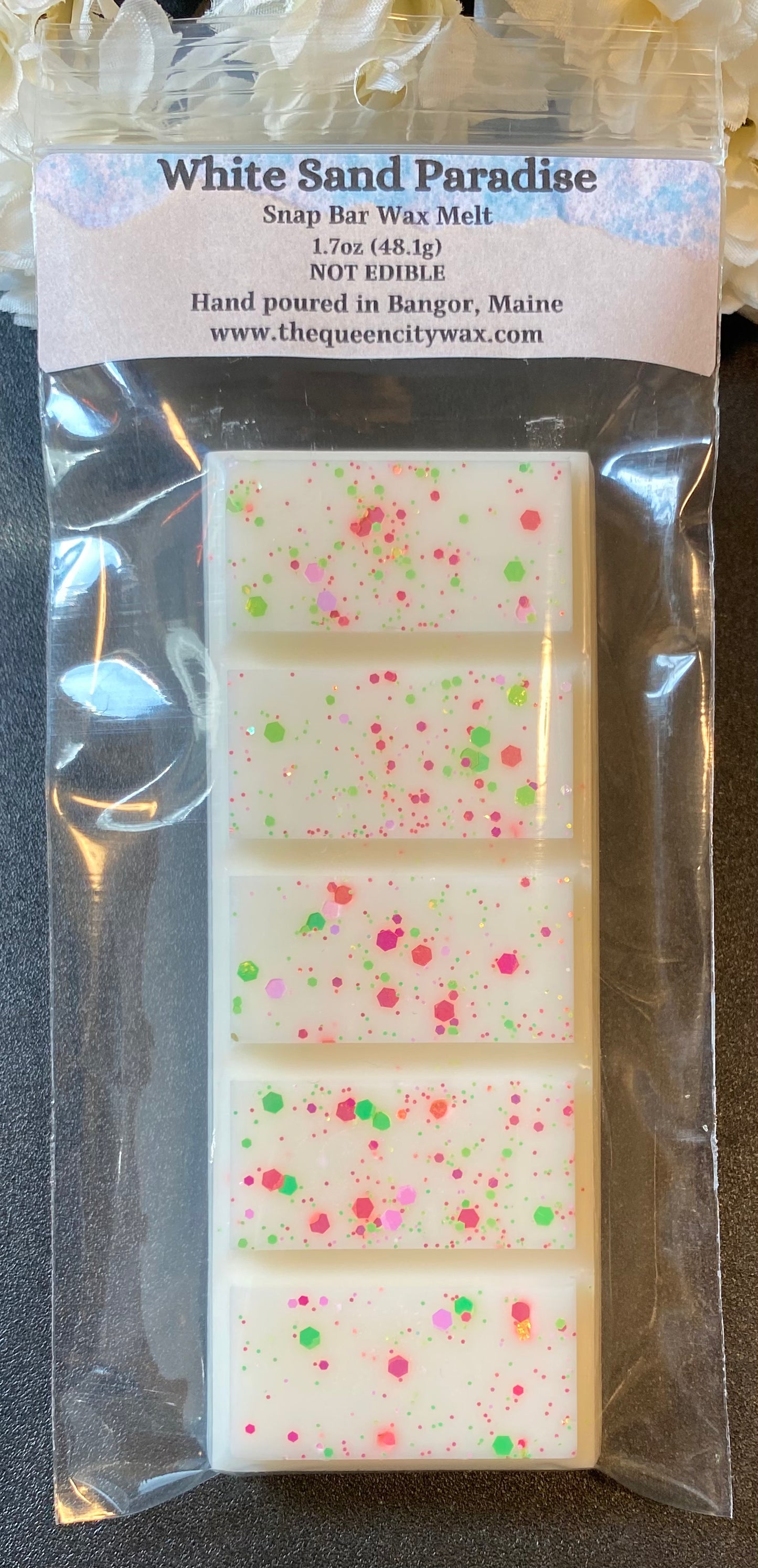 White Sand Paradise scented wax melt | home fragrance