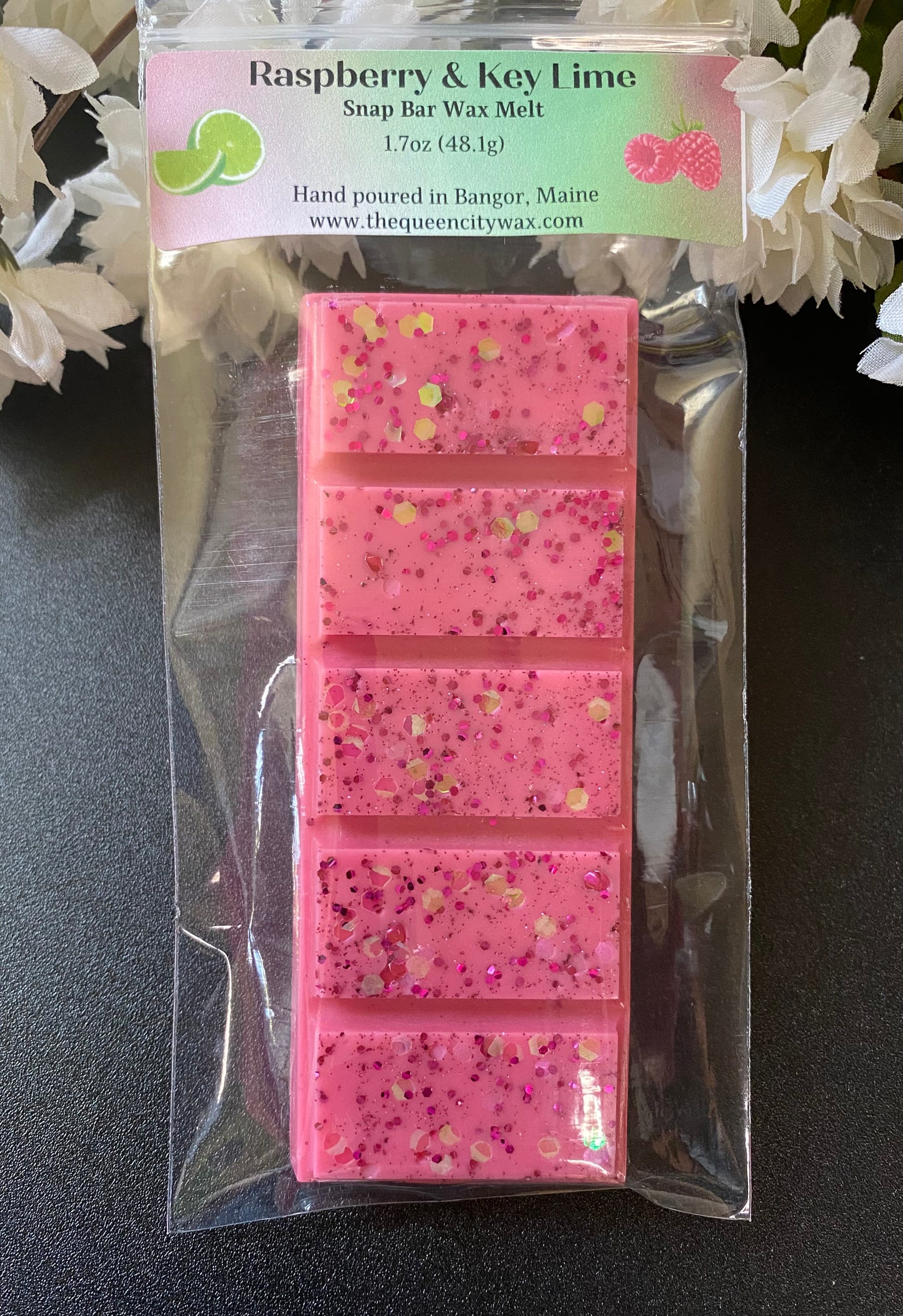 Raspberry & Key Lime scented wax melt | home fragrance